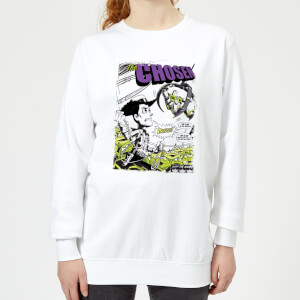 Toy Story Comic Cover Women's Sweatshirt - White