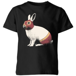 Florent Bodart Lapin Catcheur Kids' T-Shirt - Black