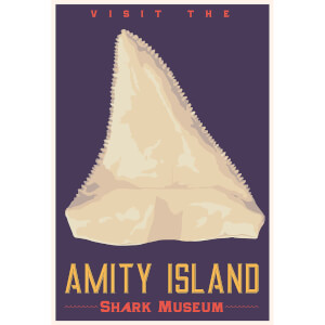 Jaws "Shark Museum" by Steve Thomas Limited Edition 13 x 19 Inch Fine Art Giclee - SDCC Exclusive