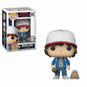 Stranger Things - Dustin e Dart Cucciolo Figura Funko Pop! Vinyl Esclusiva