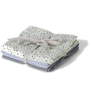 Ferm Living Muslin Squares - Mint Dot (Set of 3)