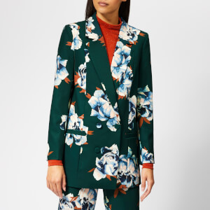 Gestuz Women's Fala Blazer - Deep Pine Flower