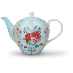 Pip Studio Rose Teapot - Blue