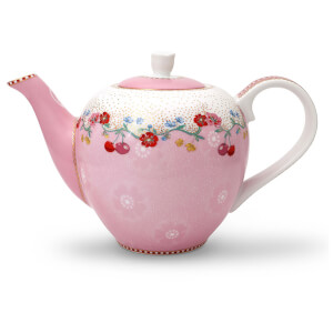 Pip Studio Small Cherry Tea Pot - Pink