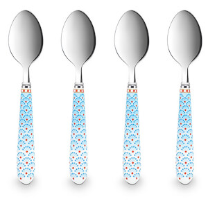Pip Studio Floral Teaspoons - Blue (Set of 4)