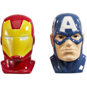 Marvel: Captain America & Iron Man Salt & Pepper Shakers