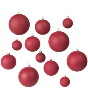 Broste Copenhagen Ammos Christmas Baubles Ammos - Red