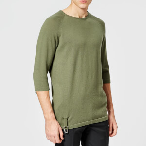 Matthew Miller Men's Lochlan O Knitted T-Shirt - Green