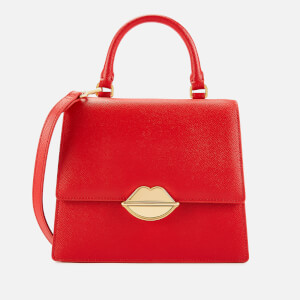 Lulu Guinness Women's Lip Push Lock Patty Bag - Scarlet