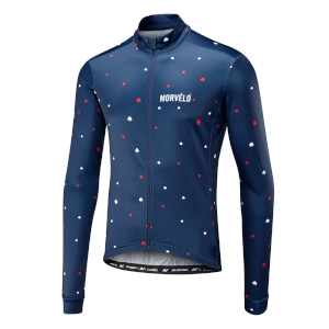 Morvelo Suits Thermoactive Long Sleeve Jersey - Blue