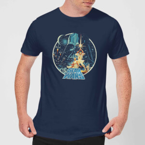 Camiseta Star Wars Victoria Vintage - Hombre - Azul marino