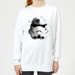 Sweat Femme Command Stormtrooper Étoile de la Mort Star Wars Classic - Blanc