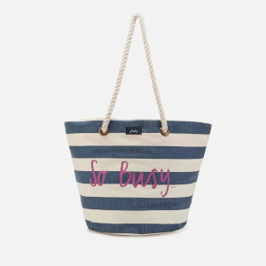 Joules Women's Seaside Summer Bag - Cream Stripe So Busy