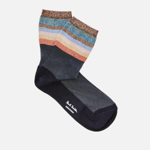 Paul Smith Women's Hatty Black Lurex Socks - Multi