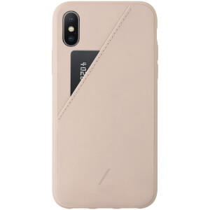 Native Union Clic Card iPhone Xs Max Case - Rose