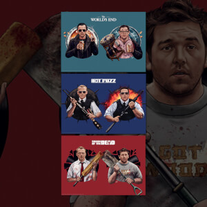 Cornetto Trilogy by Sam Gilbey - Zavvi Exclusive Timed Edition