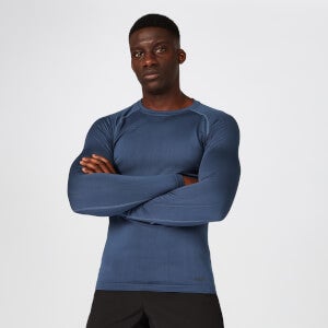 Myprotein Elite Seamless Long-Sleeve T-Shirt – Indigo
