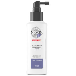 Soin Cuir Chevelu et Cheveux Système 5 3 Étapes pour Cheveux Traités Chimiquement avec Perte Légère des Cheveux NIOXIN 100 ml