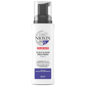 Soin Cuir Chevelu et Cheveux Système 6 3 Étapes pour Cheveux Traités Chimiquement avec Perte Régulière des Cheveux NIOXIN 100 ml