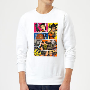 Sweat Homme Comic Strip Star Wars Rebels - Blanc