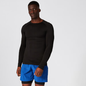 Myprotein Elite Seamless Long Sleeve Top - Black
