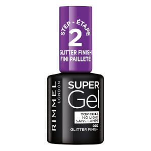 Rimmel Super Gel Top Coat - Glitter Finish