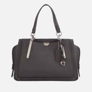 Coach Women's Mixed Leather with Pebble Dreamer Bag - Black