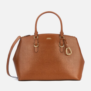 Lauren Ralph Lauren Women's Bennington Double Zip Medium Satchel Bag - Lauren Tan