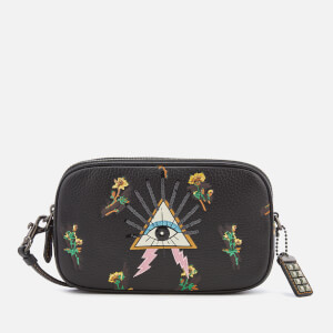 Coach 1941 Women's Pyramid Eye Cross Body Clutch Bag - Black