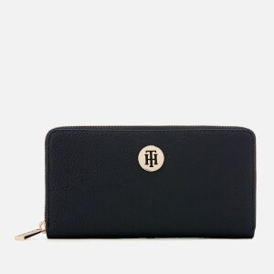 Tommy Hilfiger Women's Core Large Zip Around Wallet - Navy