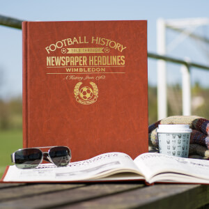 Wimbledon Newspaper Book - Brown Leatherette