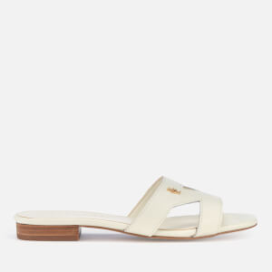 Kurt Geiger London Women's Odina Leather Flat Sandals - Bone