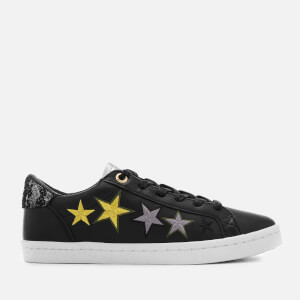 Superdry Women's Priya Sleek Lo Trainers - Black Star Embossed