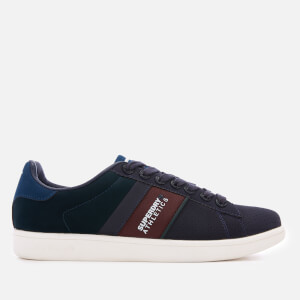 Superdry Men's Sleek Tennis Trainers - Navy/Highland Green/Port