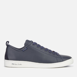PS Paul Smith Men's Miyata Leather Low Profile Trainers - Dark Navy