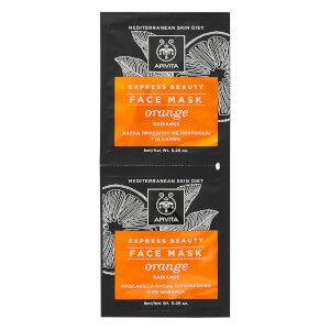 picture of Apivita Express Radiance Face Mask - Orange 2x8ml