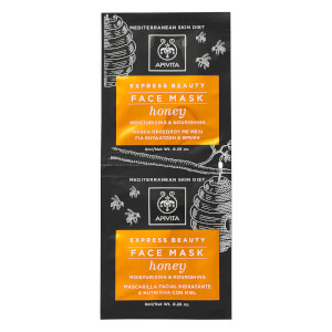 picture of Apivita Express Moisturizing Face Mask - Honey 2x8ml