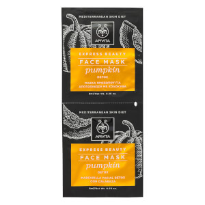 picture of Apivita Express Detox Face Mask - Pumpkin 2x8ml