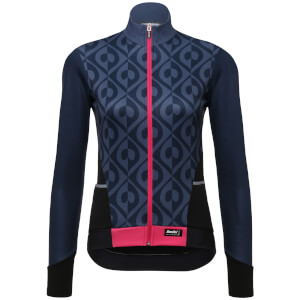 Santini Women's Coral Long Sleeve Jersey - Violet
