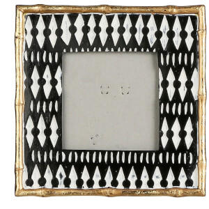 Tribal Small Photo Frame - Black