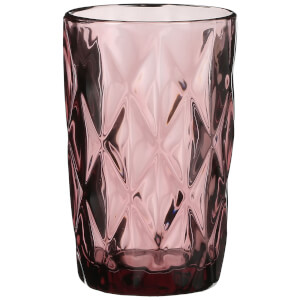 Boulogne Long Glass Tumbler - Purple
