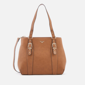 Dune Women's Dakess Medium Buckle Detail Tote Bag - Tan