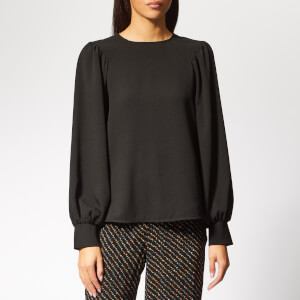 Ganni Women's Clark Blouse - Black