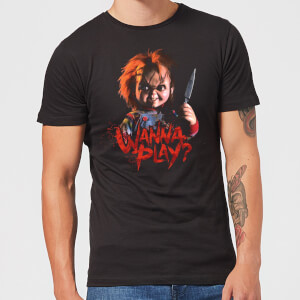 Chucky Wanna Play? Men's T-Shirt - Black