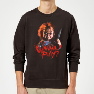 Chucky Wanna Play? Sweatshirt - Black