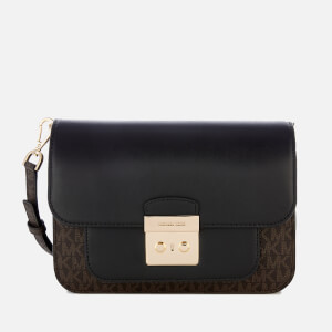 MICHAEL MICHAEL KORS Women's Sloan Editor Shoulder Bag - Brown/Black