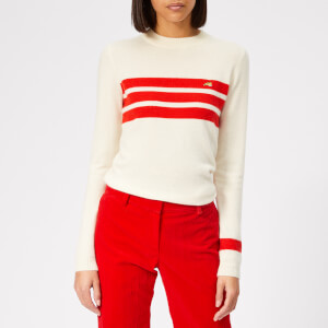 Bella Freud Women's Darker Stripe Cashmere Jumper - Ivory