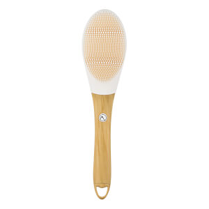 Nion Beauty Opus Body Cleansing Brush - White/Wood