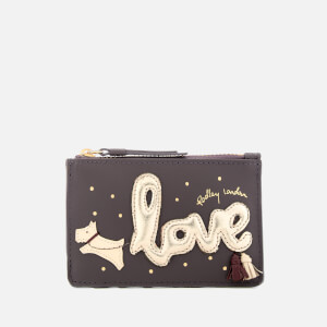 Radley Women's Love Is In The Air Small Purse Zip Top - Charcoal