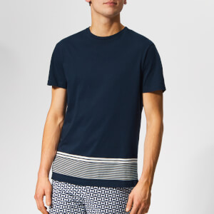 Orlebar Brown Men's Sammy Hem Stripe T-Shirt - Navy/White